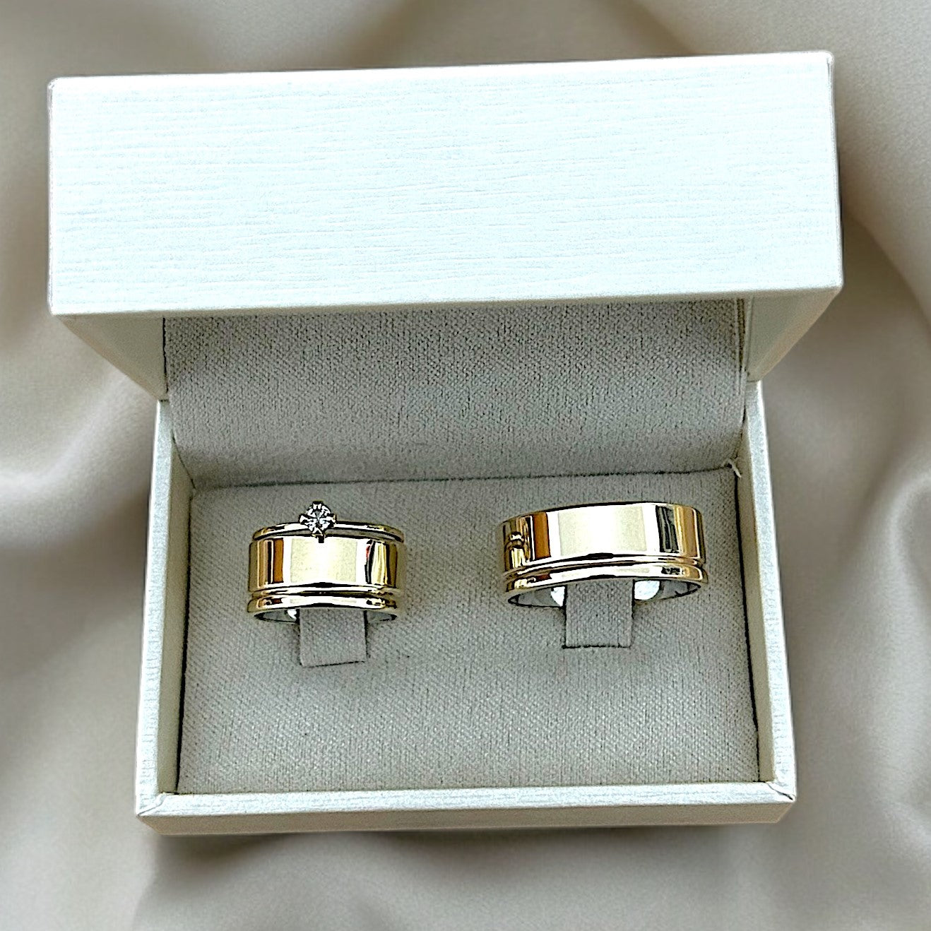 Alianças Amaré 18k 8mm