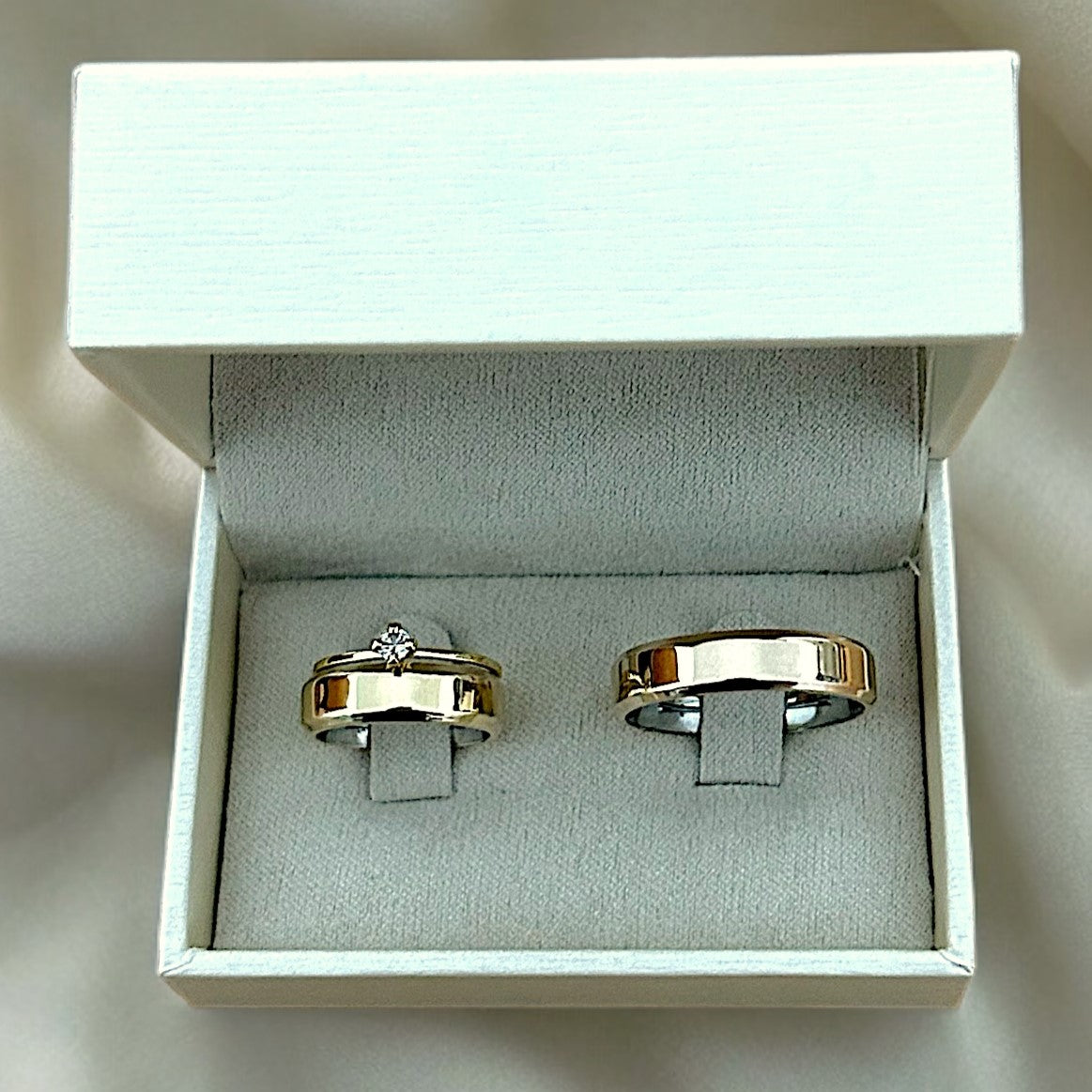 Alianças Biselada 18k 5mm