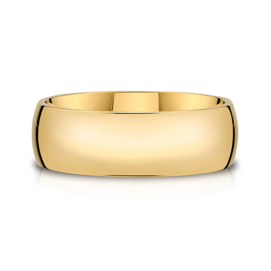 Aliança 8mm Tradicional em Ouro 18k