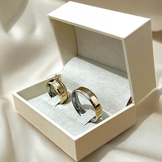 Alianças Biselada 18k 5mm